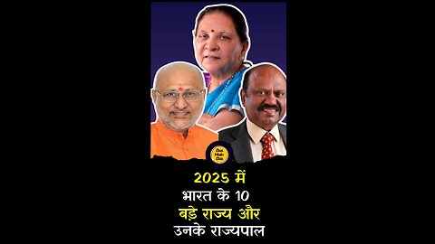 List of Top 10 Indian States and their Respective Governors. #indian #Governor #states #Top10