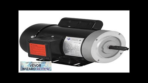 VEVOR 1 Hp Electric Motor 3450 RPM 11.2-5.6 A Single Phase Motor Review