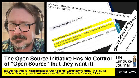 The Open Source Initiative Has No Control of "Open Source" (but they want it!)