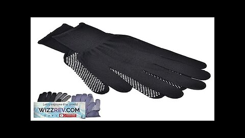 Hair Curling Wand Straightener Hairdressing Flat iron Heat Resistant Finger Glove Review