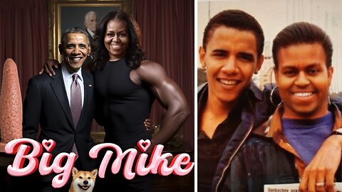 BARACK OBAMA FINALLY ADMITS MICHELLE IS A MAN 💪🏿