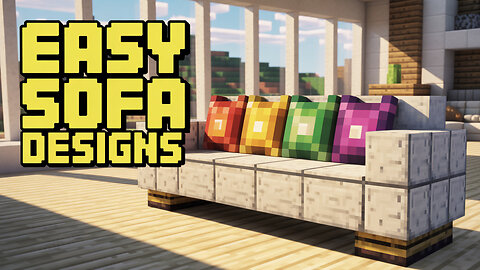 Build Your DREAM Sofa in Minecraft Now!