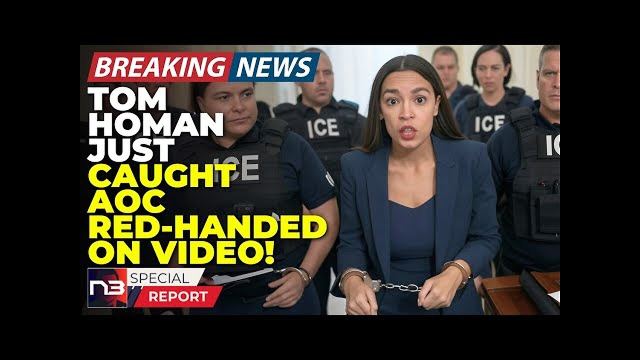 Breaking: What Tom Homan Just Caught AOC Doing Has The Department Of Justice Ready To Move!