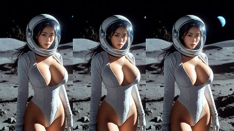 ASIAN SEXY ASTRONAUT DANCING