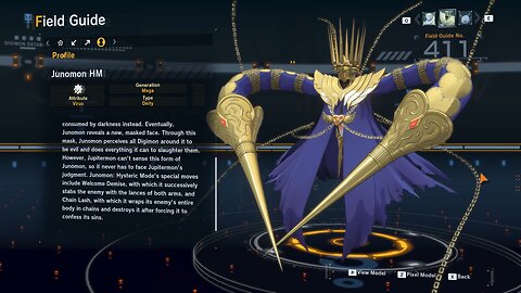 junomon HM all digivolution/de-digivolution/profile Digimon Story Time Stranger