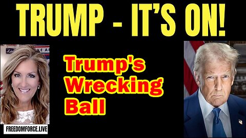 Melissa Redpill HUGE Intel Feb 13: "Trump's Wrecking Ball"