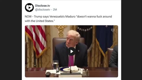 Trump Sabre Rattles For War With Venezuela - Who Benefits Folks?