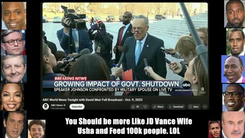 Speaker of the House Confronted by a Woman on ABC news