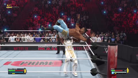 Monday Night RAW Carmelo Hayes VS Penta - WWE 2K24