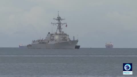 American missile destroyer USS Gravely arrives in Port of Spain
