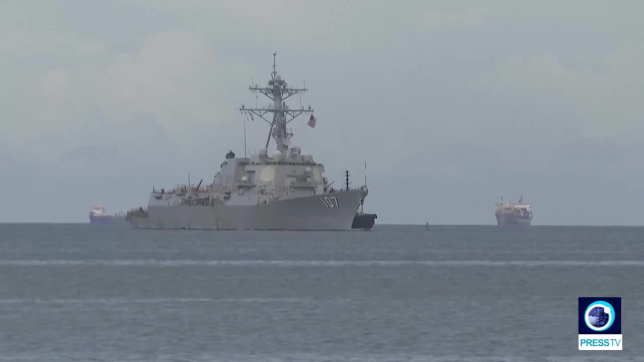 American missile destroyer USS Gravely arrives in Port of Spain