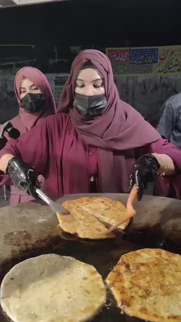 Female sex lady work hard at market