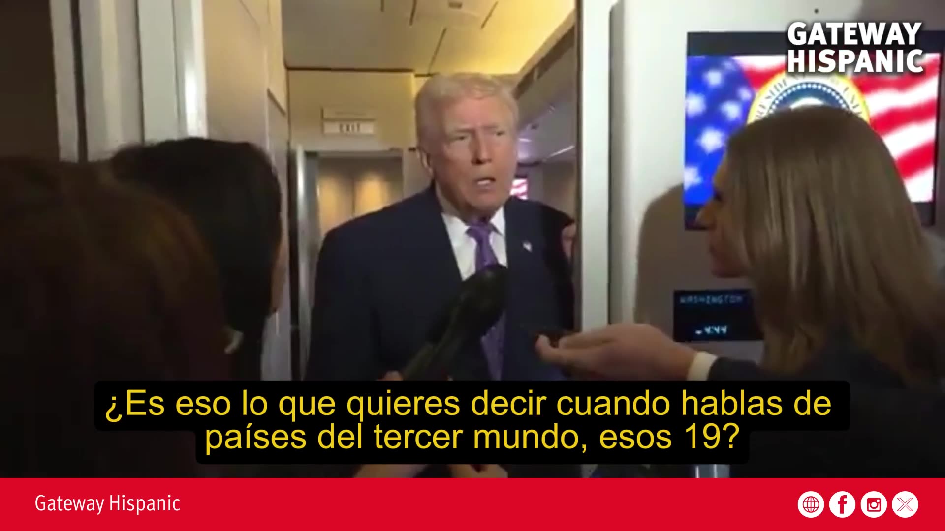 Trump reaffirms his stance on immigration from unstable countries