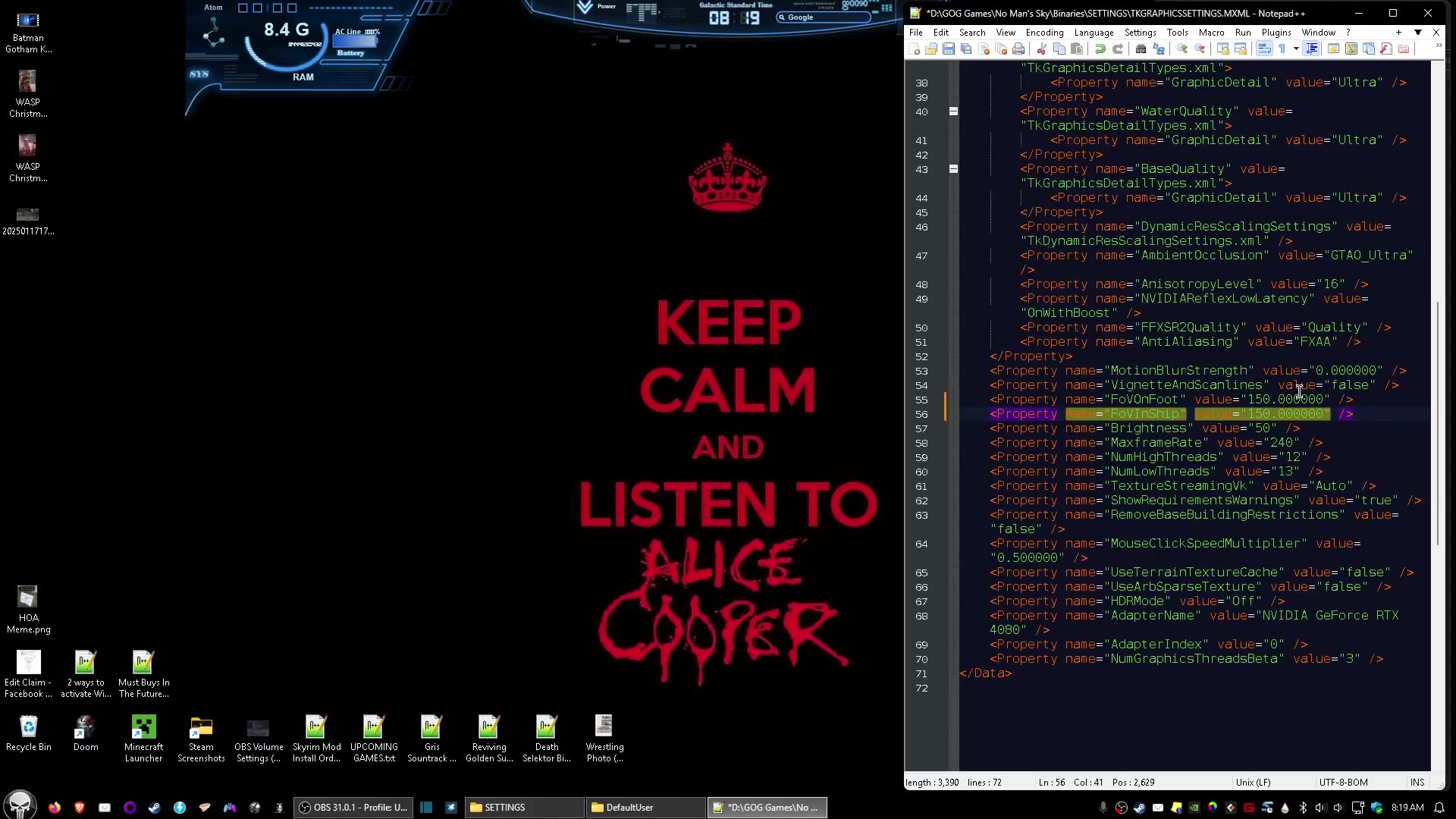 How To Edit The FOV In No Mans Sky