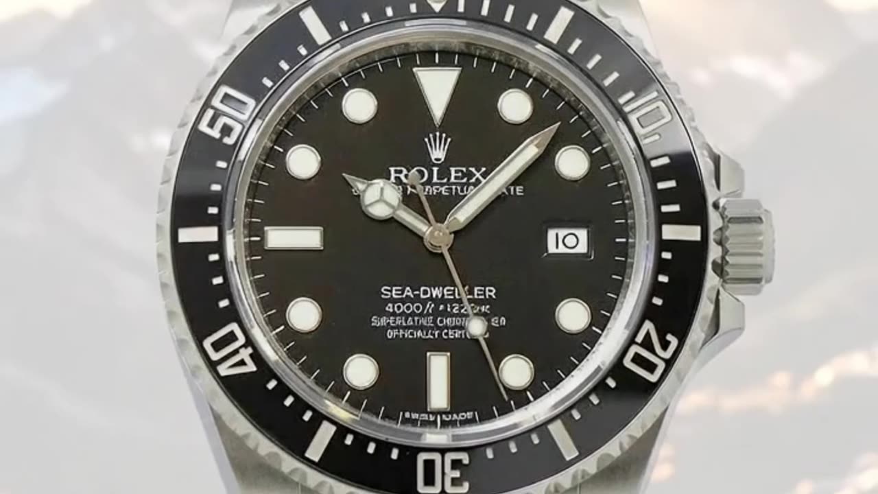 ROLEX SEA-DWELLER RANDOM ROULETTE DATE BLACK DIAL