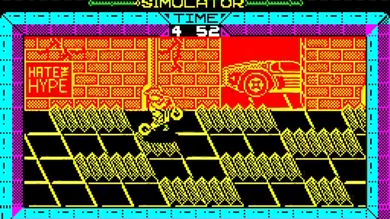 ZX Spectrum Longplay - Ninja Scooter Simulator - EU
