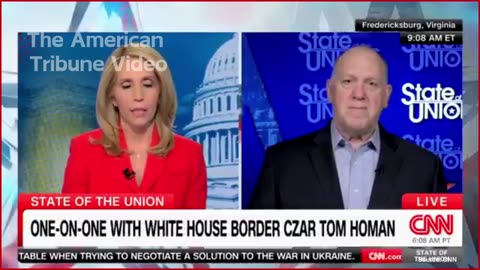 WATCH: Border Czar Tom Homan Shuts Down CNN Host Trying to Trap Him