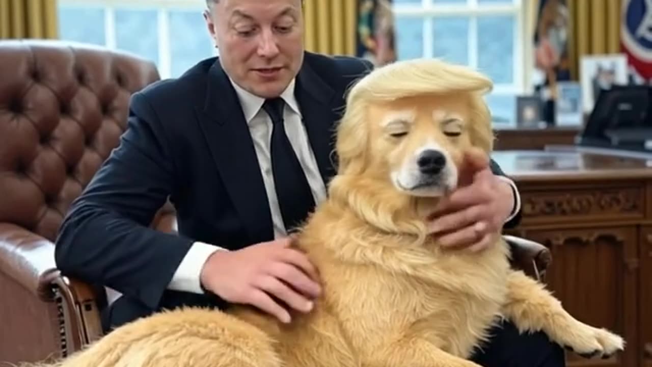 elon and dog