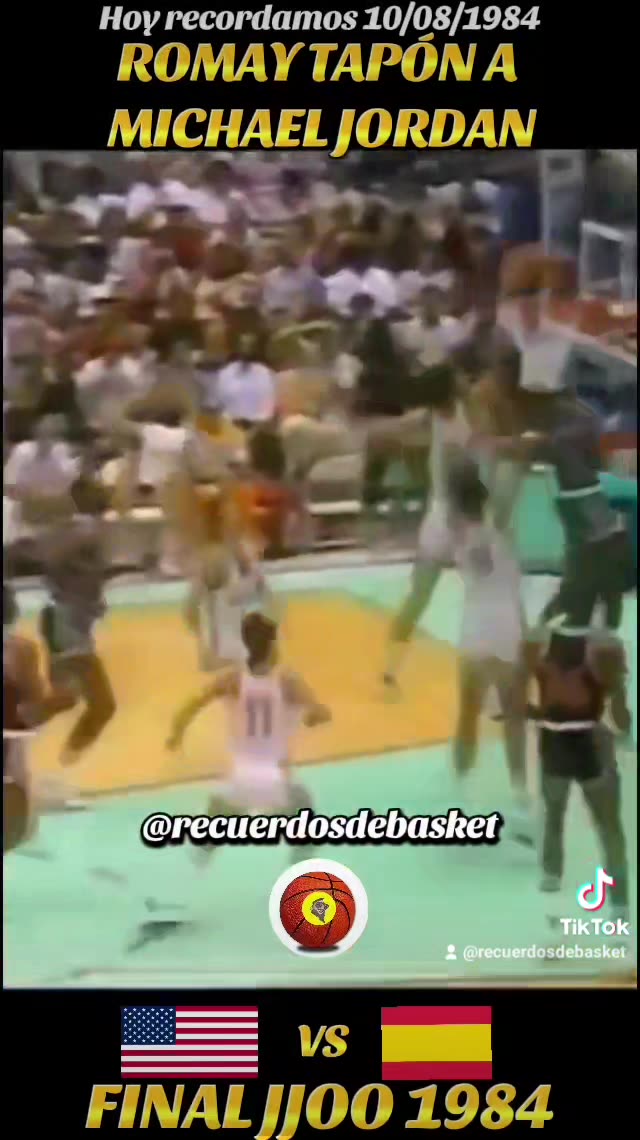 ROMAY TAPÓN a MICHAEL JORDAN! 💪🏀