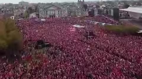 Amsterdam has fallen. Look how many pro Hamas gathered there today!