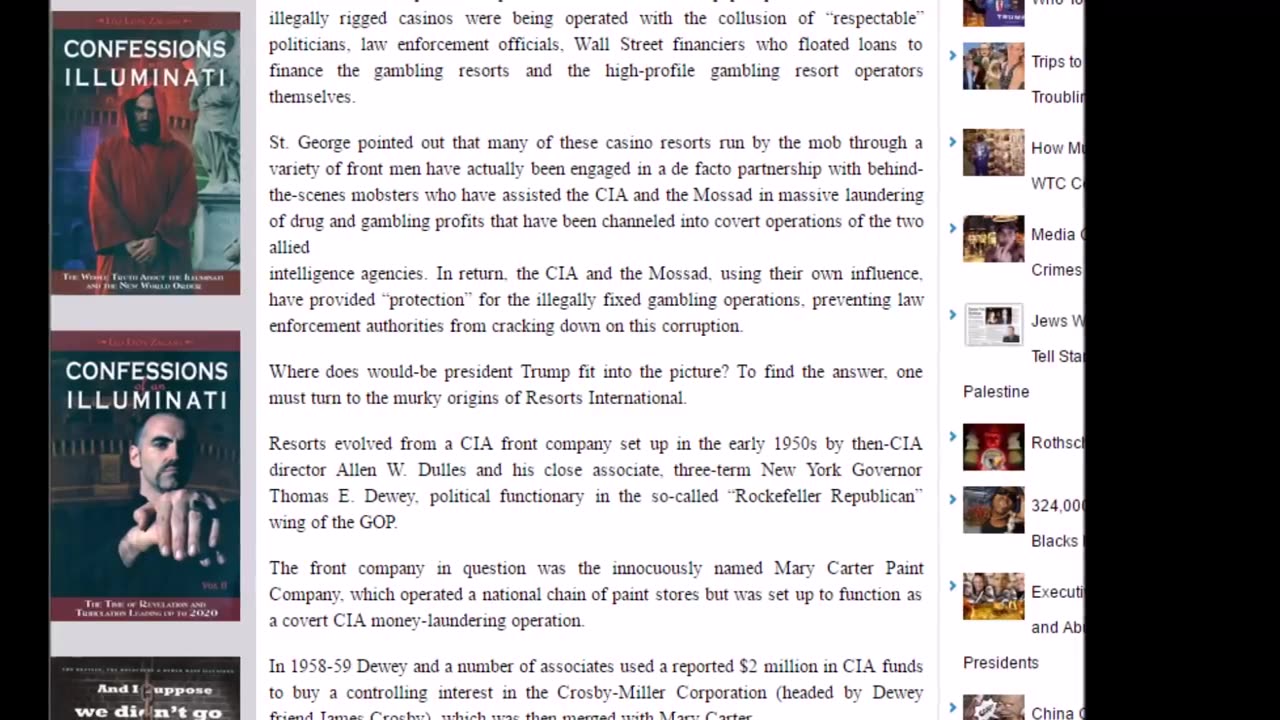 Trump, Alex and intelligence connections.