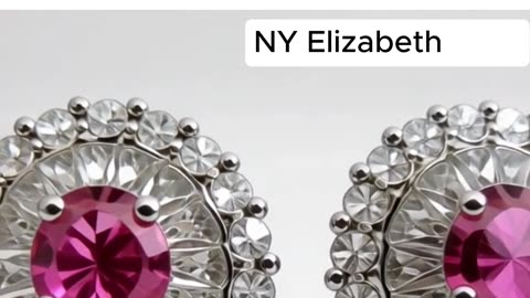 PINK SAPPHIRE DIAMOND STUD EARRINGS