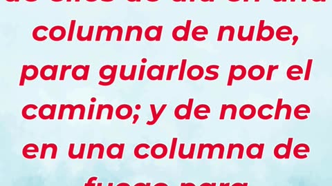 “La columna de nube y de fuego: Dios guía a su pueblo” exodo 13:21,22.#shortvideo #shorts #ytshorts