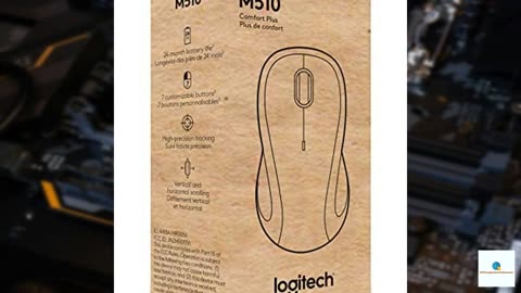 Logitech M510 Wireless Computer Mouse