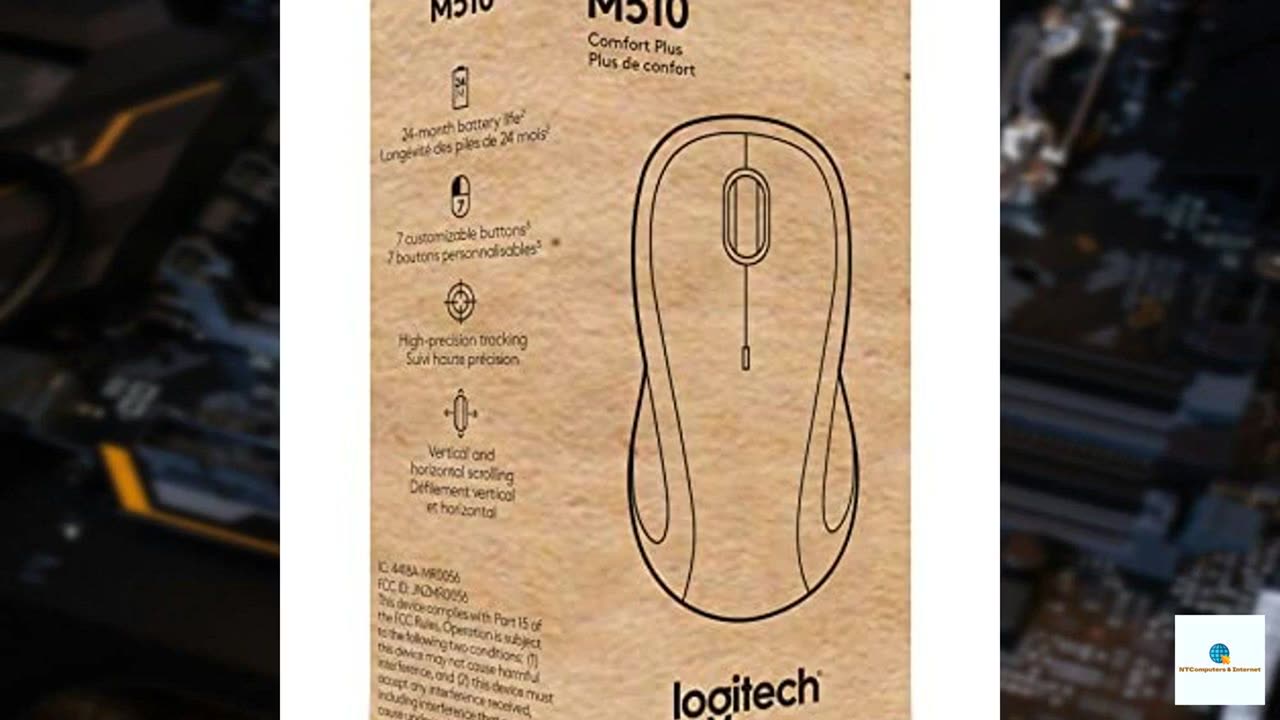 Logitech M510 Wireless Computer Mouse