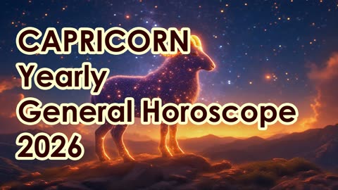 Capricorn's Big 2026 Revelation: What's Next for Your Career & Life Journey?
