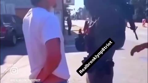 Antifa Dude Squares Up With ICE Officer in Chicago