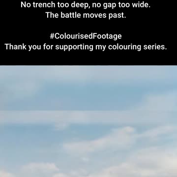 Churchill Tank Clears Ditches Using Logs #ColourisedHistory