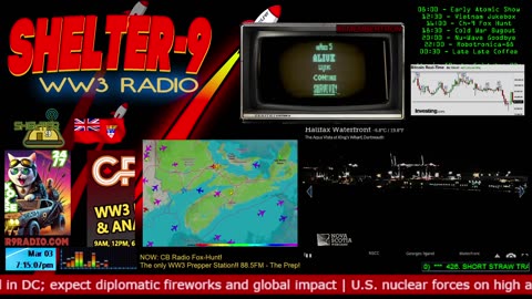 LIVE 24/7 Music/Wx/Prepping |MON-Jan13| WW3 FM