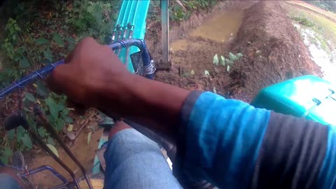 Massive 365C Excavator Battles Deep Mud & Water | ASMR Earthmoving Power! 🚜💦