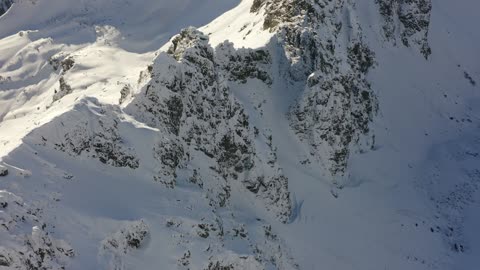 Winter Mountains View, DRONE SHOT