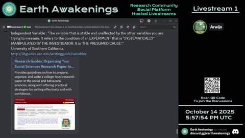 Earth Awakenings - Livestream 1 - #4084