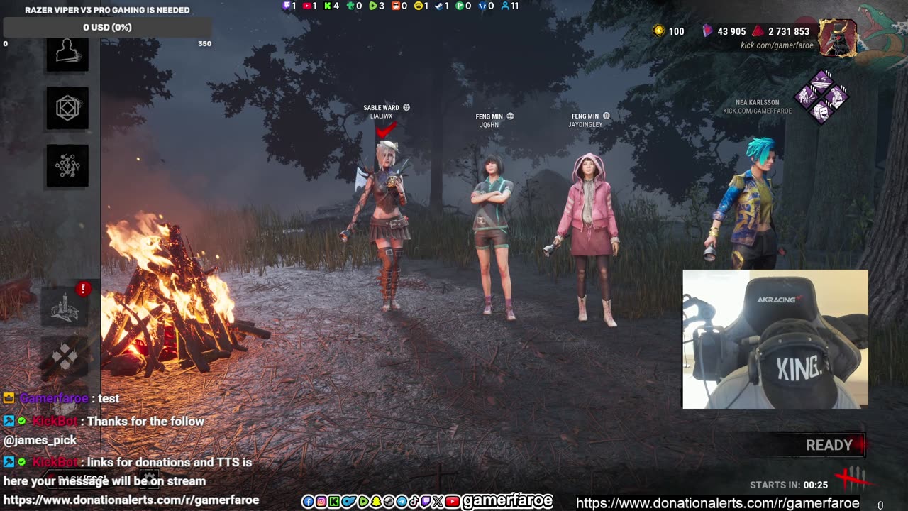 playing DBD new killer new survivior