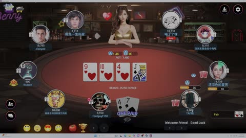 poker master with old man gaming Live September 25
