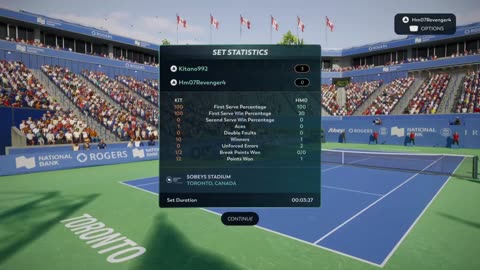 Top Spin 2K25 Fantastic 41 Strokes Rally Online