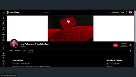 How To Remove A YouTube Ban P