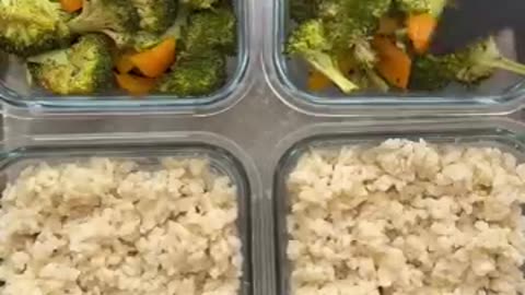 Breaking: Healthy high protein meal prep