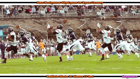Prototype 482: Buffalo State's Dan Serignese 43yd pass to Ryan Carney vs Ithaca