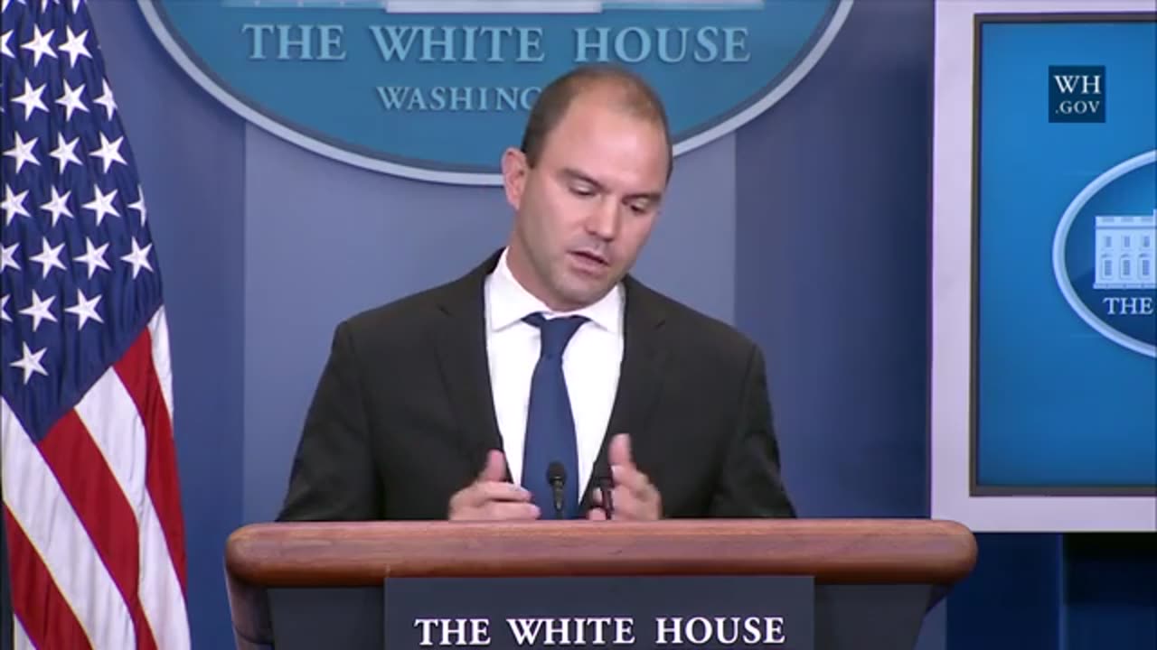 8-29-2016 White House Press Briefing