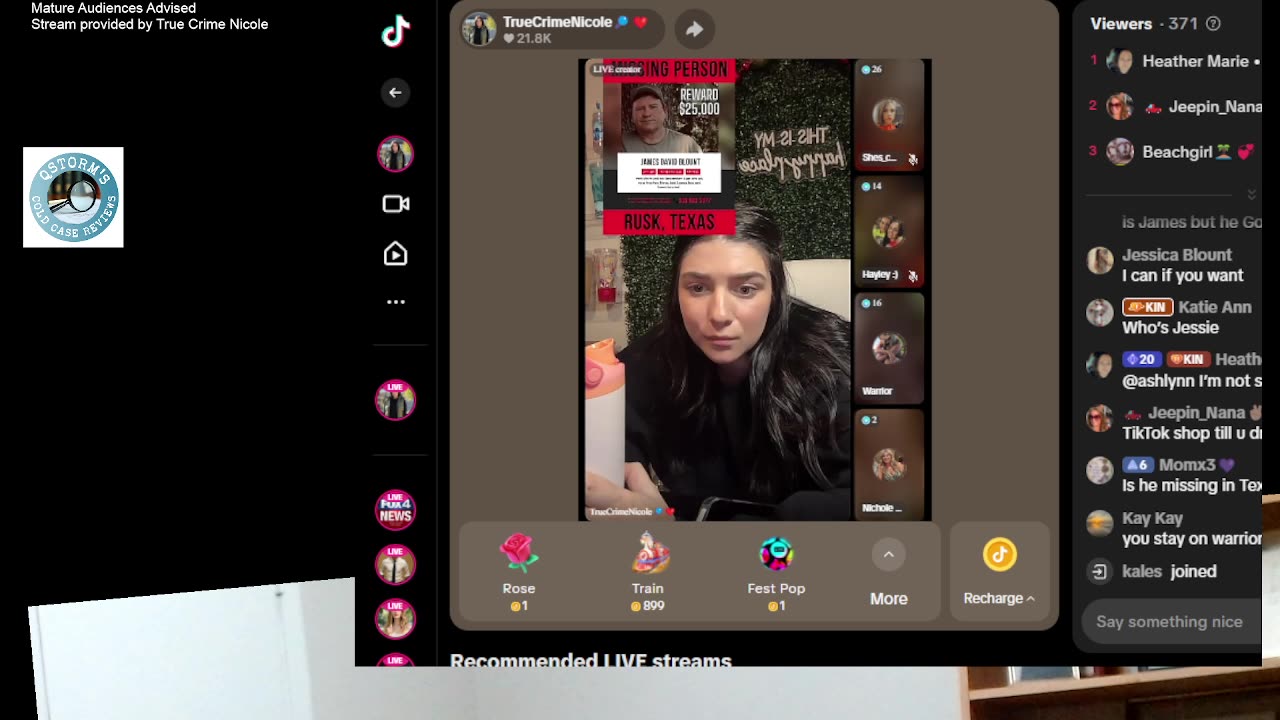 Cold Case Reviews/Thursday Night Live Stream/James Blount