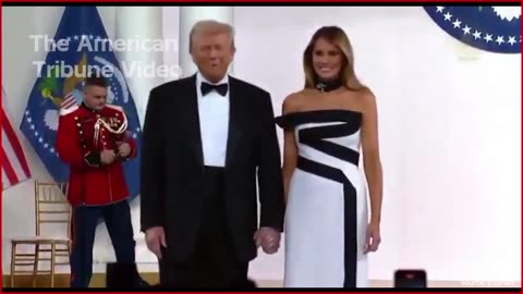 “Melania Looks Stunning”: First Lady Drops Jaws With Entrance At Inauguration Ball