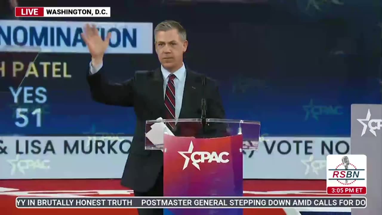 FULL SPEECH| Jim Banks CPAC 2025 Day One - 2/20/25