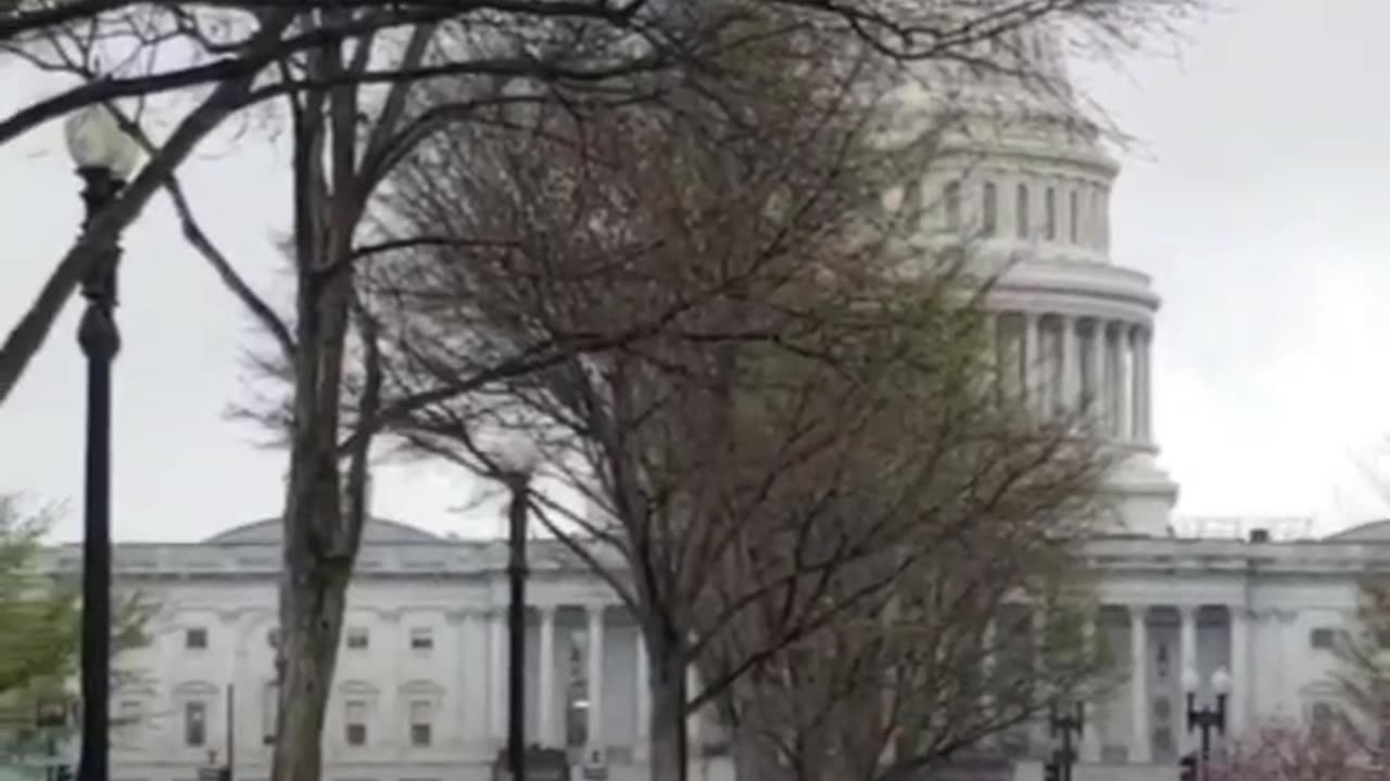 Strange Vans in front of Capitol on 3/24/25 Nancy Drew Video