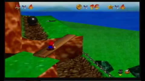 Super Mario 64 Big Bob-omb Battlefield 8 red coins