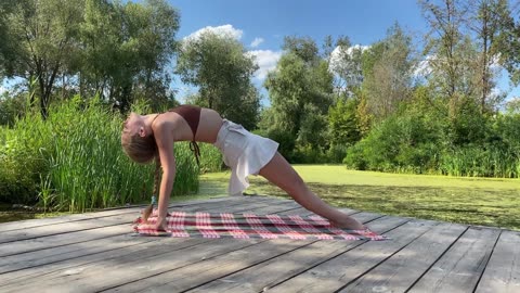 Summer nature vibe / Stretch session | BM Yoga and Gymnastics