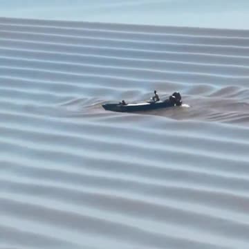 Looks like a lake made of sand